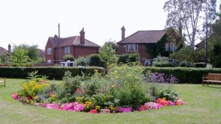 Main Flowerbed in Summer