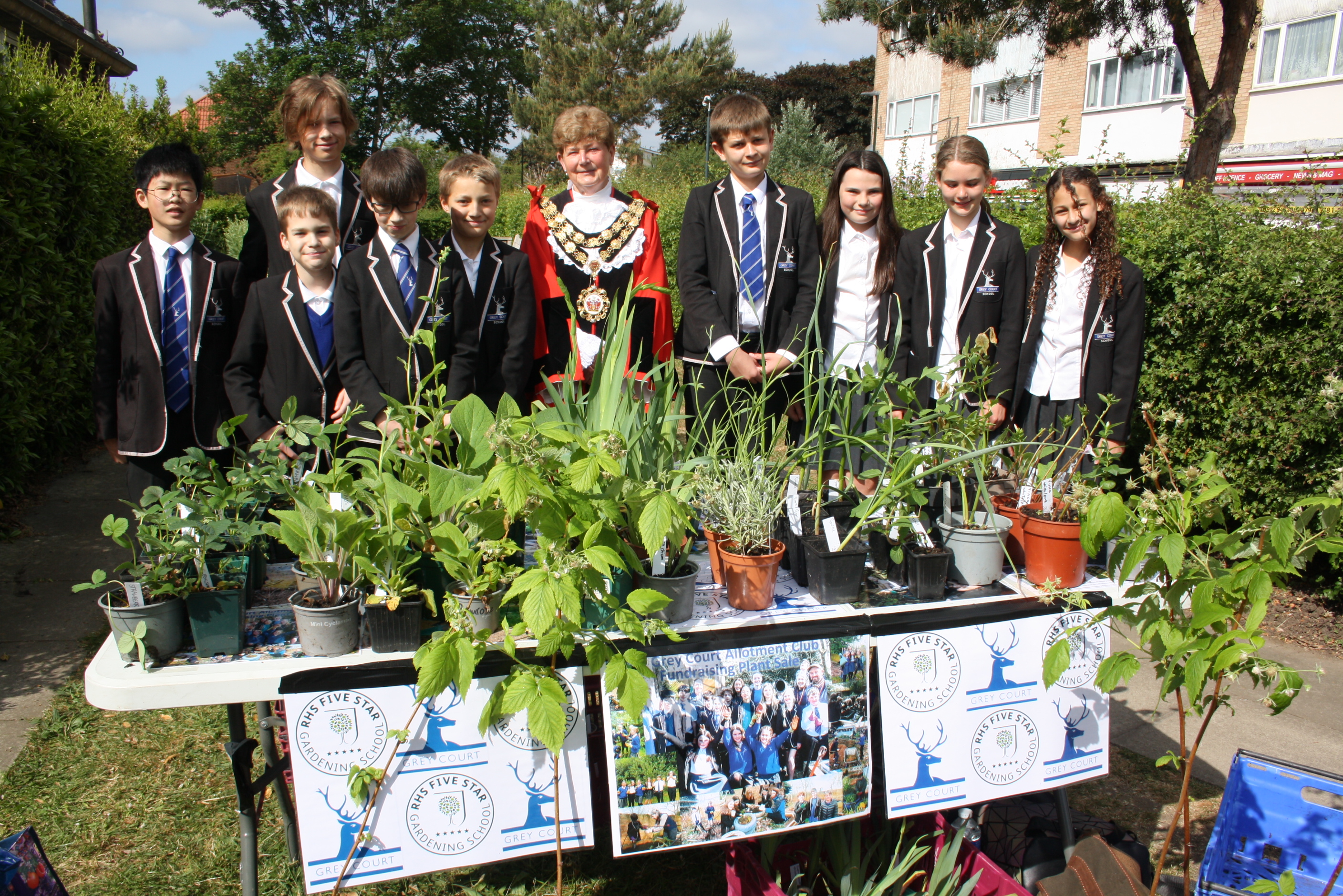 Plant Sale Penny Frost Grey Court Students