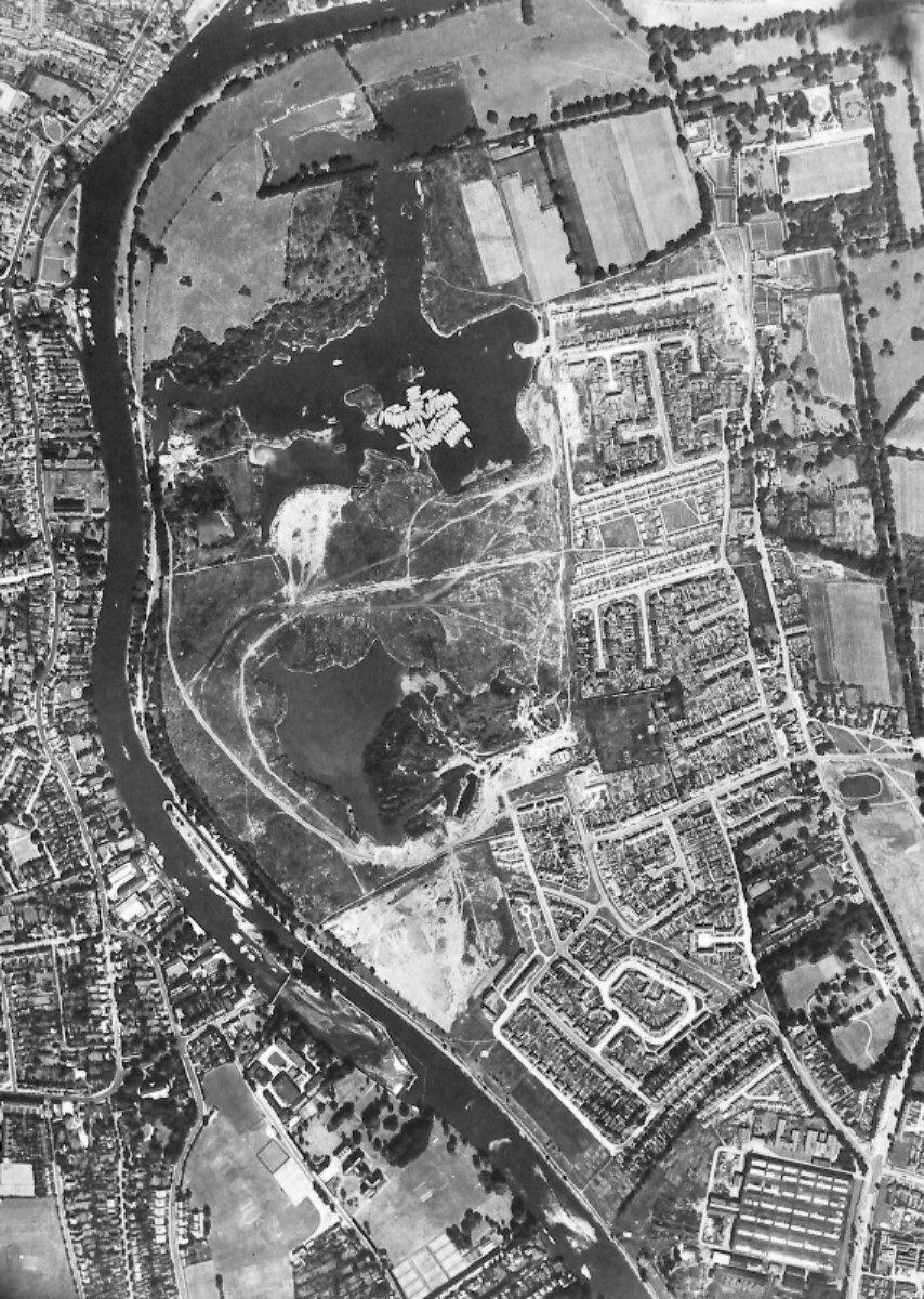 Ham Lands in the 50s CREDIT Historic England